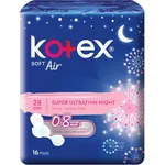 Kotex Soft Air Super Ultrathin Night Wings Pads Heavy 28cm