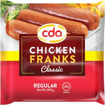 Cdo Chicken Franks Regular 250g