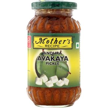 Mother's Recipe Pickle Andhra Avakaya With Garlic 300g