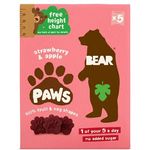 Bear Paws Strawberry Multi Pack 5pcs 20g