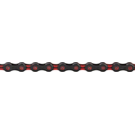 KMC DLC 11 Chain - 11-Speed, 118 Links, Black/Red