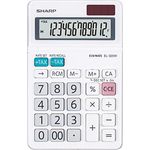 Sharp Compact Desktop Calculator White