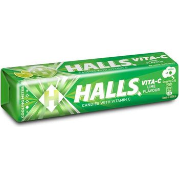 Halls Vita C Lime 34g