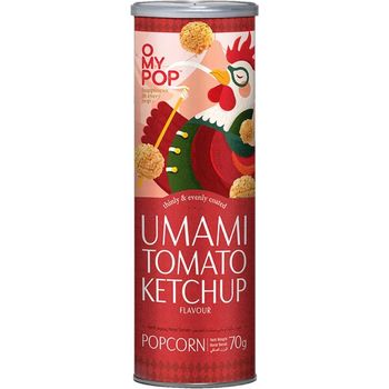 O My Pop Popcorn Umami Tomato Ketchup Flavour 70g