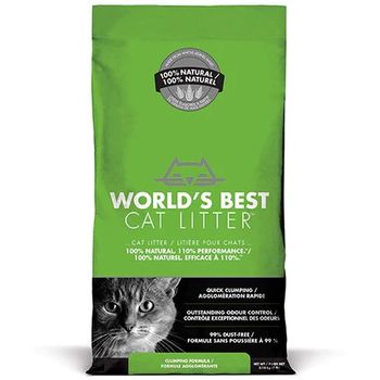 World's Best Cat Litter Clumping Formula Non Scented 3.2kg Green