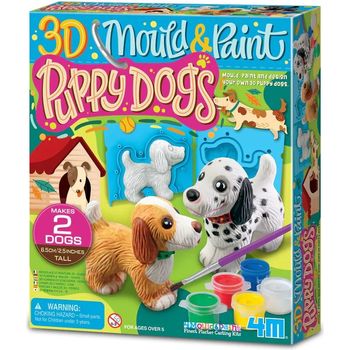 4M Mould And Paint 3D Puppy Dogs
