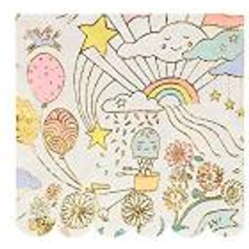Meri Meri Happy Doodle Small Napkins