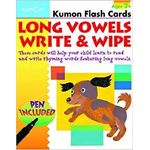 Long Vowels Write Wipe Kumon Flash Cards
