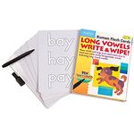 Long Vowels Write Wipe Kumon Flash Cards