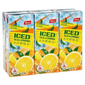 Yeo's Ice Lemon Tea Drink 6pcs 250ml