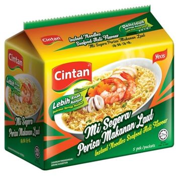 Cintan Instant Noodle Seafood Asli 75g x 5 Packs
