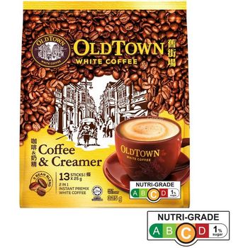Old Town 3 In 1 Instant Coffee And Creamer White Coffee 13 x 25g