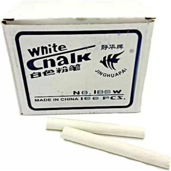 Jing Hua White Chalk (100 Pcs/Box)