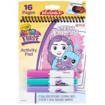 Crayola Color & Erase Activity Pad: Gabby's Dollhouse