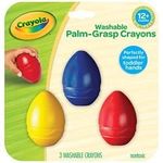 Crayola My First Palm Grip Crayons 3ct Coloring for Toddlers