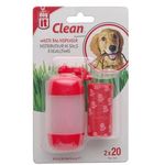 Dogit Clean Waste Bag Dispenser Red 2 Rolls / 20 Bags