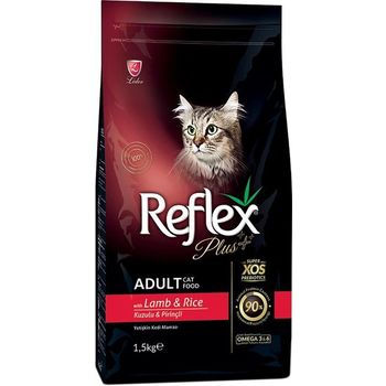 Reflex Plus Dry Food For Cats Complete And Balanced With Lamb And Rice 1.5kg