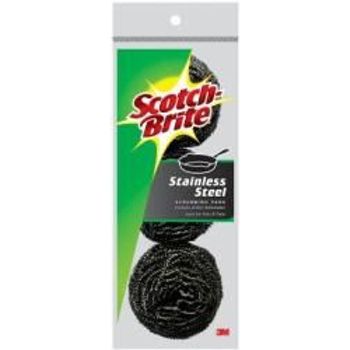 Scotch Brite 214c Scotchbrite Stainless Steel Scouring Pads 3 Count