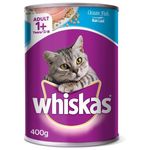 Whiskas Can Cat Wet Food Adult Ocean Fish 400g