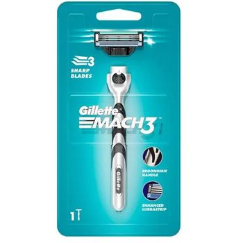 Gillette Mach 3 1N Handle And 1N Cartridge