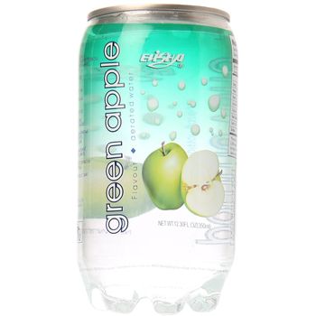 Elisha Aerated Water Green Apple Flavour 350ml