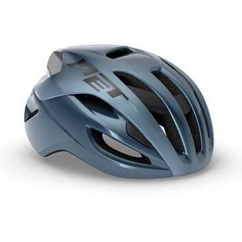 MET Sports Helmet Rivale Mips Navy Silver / Glossy Asian FIT-M 56-58cm