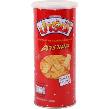 Party Fried Sweet Potato Chips Coated Butter Caramel 120g