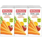 Marigold Packet Juice Carrot Mixed Fruits 6pcs 200ml