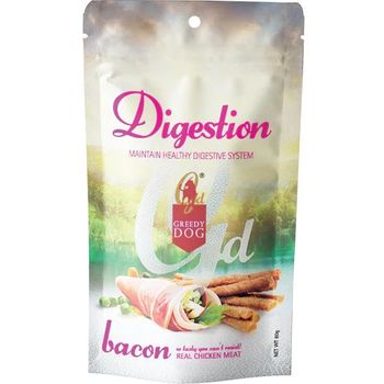 Greedy Dog Treats Digestion Bacon 80g