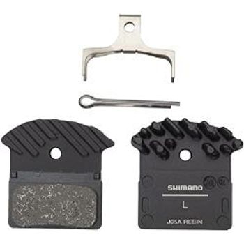 Shimano J05arf Disc Brake Pad And Spring Resin Compound Finned Aluminum Back Plate
