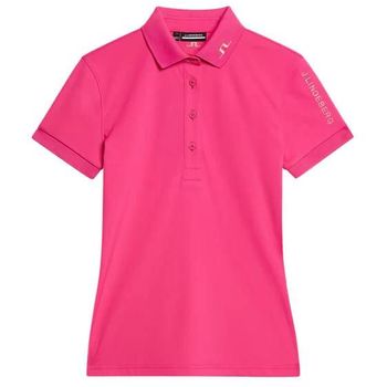 J. Lindeberg Tour Tech Polo M Fuchsia Purple