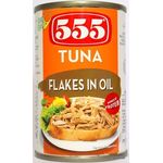 555 Tuna Flakes in Oil 155g