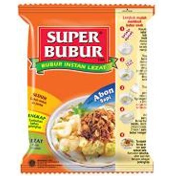 Super Bubur Abon Sapi 40 Gr Instant Porridge With Beef Floss Pack Of 6