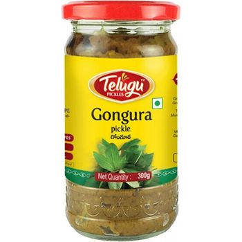 Telugu Gongura Ginger Pickle 300g