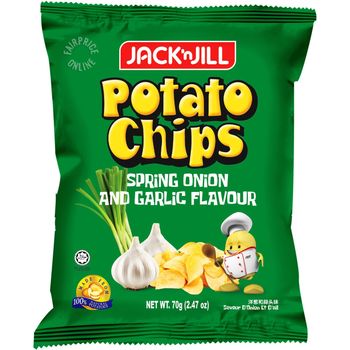 Jack 'n Jill Potato Chips Spring Onion 70g