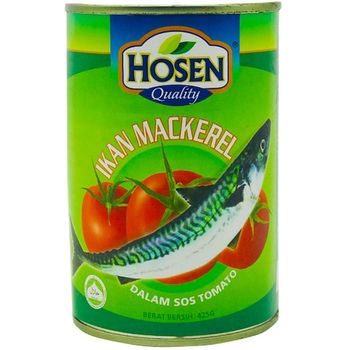 Hosen Mackerel In Tomato Sauce 425g