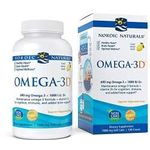 Nordic Naturals Omega-3D Lemon 1000 MG 120 Softgels 
