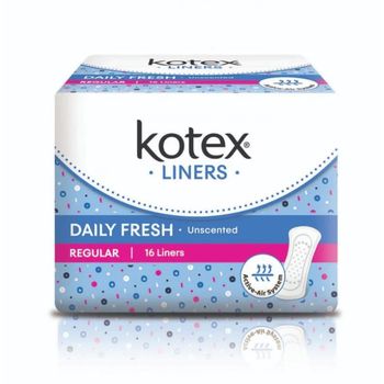 Pelapik Kotex Biasa Harian Segar Tidak Berbau 16pcs