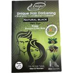 Unique Hair Darkening Shampoo Natural Black 30ml
