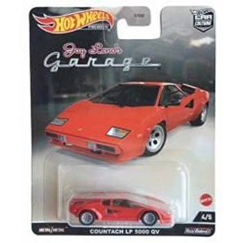 Mattel Hot Wheels Car Culture Jay Leno`s Garage Lamborghini Countach 5000 QV Toy
