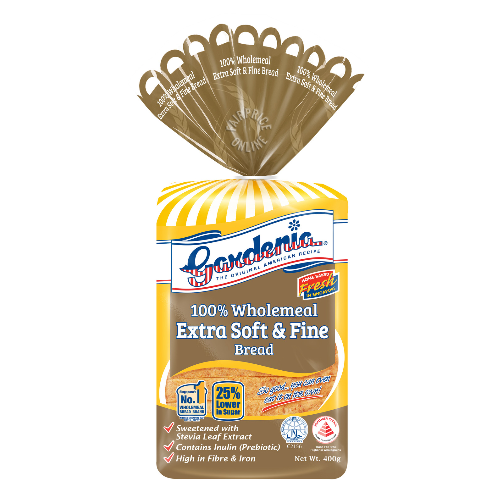 Wang Wang Minimart Gardenia Enriched White Bread Wholemeal Super Soft