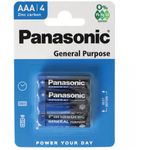 Panasonic Batteries Zinc Blue AAA 4pcs