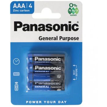 Panasonic Batteries Zinc Blue AAA 4pcs