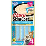 Inaba Churro Skin And Coat Tuna And Oyster Treats For Cats 56g