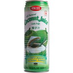 Wong Coco Coconut Juice With Pulp Can Drink 512ml