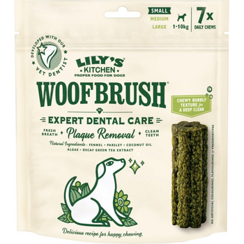 Lily's Kitchen Woofbrush Natural Dental Dog Chew Small 7 Pack