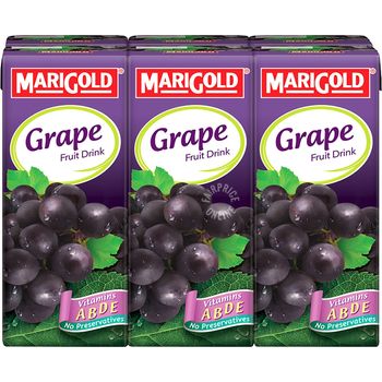 Marigold Packet Fruit Grape 6 x 250ml