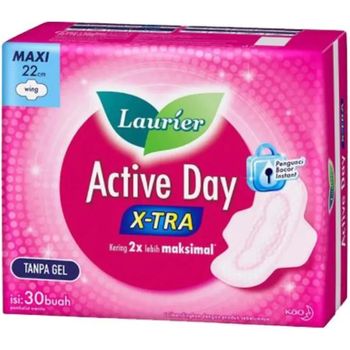 Laurier Active Day Maxi Wing 30s 22cm