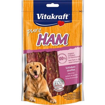 Vitakraft Dog Treats Pure Ham Strips 80g