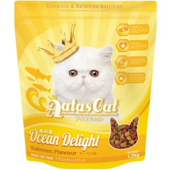 Aatas Cat Ocean Delight Dry Cat Food Salmon Flavour 1.2kg